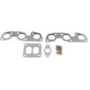 TurboWorks Nissan Skyline išmetimo kolektorius GTR R32 R33 R34 TopMount Juodas Steel