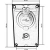 TurboWorks Skydelis 2xUSB (1x1A 1x2.1A), 1BA 5A