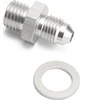 TurboWorks turbinos alyvos padavimo jungtis M12x1,5 iki AN4 su 1,5 mm ribotuvu