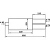 TurboWorks_D TurboWorks galinis duslintuvas 2x76mm įvestis 63,5mm