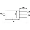 TurboWorks_D TurboWorks galinis duslintuvas 2x76mm įvestis 63,5mm