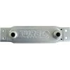 TurboWorks_D TurboWorks Oil Cooler Slim Line 13- eilutėje 140x100x50 AN10 sidabro