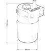 TurboWorks_F Aliejus sugauti bakas 0.3L 10mm / 15mm TurboWorks PRO Raudona