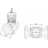 TurboWorks_F BLOW OFF turbo Darbai RF Dual Mėlyna
