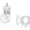 TurboWorks_F BLOW OFF turbo Darbai RF Mėlyna