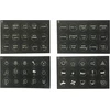 TurboWorks_F jungikliai 12/24V IP68 (ON)-OFFx1, ON-OFFx3, 2B 5A, 1B 10A, 1B 15A