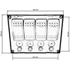TurboWorks_F jungikliai 12/24V IP68 (ON)-OFFx1, ON-OFFx3, 2B 5A, 1B 10A, 1B 15A