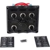 TurboWorks_F Jungiklis 12 V SPST / ON- OFFx5, 1xGZ, 3B 15A IP68