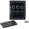 TurboWorks_F Jungiklis skydelis ALU, ON-OFFx3, BA 1x5A 1x10A 1x15A IP68