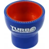 Mėlyna silikoninė redukcinė žarna 35-38 mm su TurboWorks logotipu