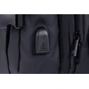 Turistinė kuprinė 4kom.pl Kuprinė DONAU TRAVEL Prague, 17'', 32l, USB + kabelis, juoda