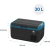 Weber turistinis šaldytuvas Kompresorinis automobilinis šaldiklis 30L -20°C 12/24V (05LK030)