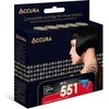 „Accura“ rašalo kasetės „Canon“ (CLI-551C) pakeitimas