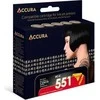 „Accura“ rašalo kasetės „Canon“ (CLI-551Y) pakeitimas