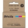 Rašalo kasetė - Actis KC-546 suderinama su Canon CL-546XL Supreme, 15 ml, 180 puslapių, magenta, mėlyna, geltona