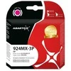 Rašalas Asarto, skirtas HP 924e 3-PACK | 4K0U8NE | 924MX-3P | 3*800 puslapių | rausvai raudona