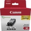 Canon 0318C010 rašalo kasetė 2 vnt Originalus Didelė (XL) išeiga Juoda