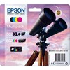 Tusz Epson Epson 502XL Multipack - 4er-Pack - 19.1 ml - mit hoher Kapazitat - Juodas, Geltona, Cyan, Magenta - original - Blister mit RF- / akustischem Alarmsignal - Tintenpatrone - fur Expression Home XP-5100, XP-5150, WorkForce WF-2860, WF-2865DWF, WF-288