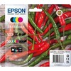 „Epson 503 XL Multipack“ – 4 kasečių pakuotė – XL – geltona, gelio, žydra, rausvai raudona – originali – lizdinė pakuotė su RF/garsiniu signalu – rašalo kasetė – skirta „Expression Home XP-5200“, „XP-5205“, „WorkForce WF-2960DWF“, „WF-2965DWF“