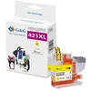 Tusz G&G Tusz kompatybilny su Brother LC421XLY wkład (500 stron) geltona