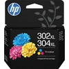 Hewlett Packard (HP) HP 302XL/304XL Tri-clr originali rašalo kasetė
