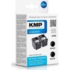 Tusz KMP Printtechnik AG KMP kasetė HP301XL DoublePack 2x480 puslapių juoda suderinama