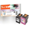 Peach PI300-1045 rašalo kasetė 2 vnt. Zamiennik Juodas, Cyan, Magenta, Geltonas