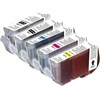 UPrint Ink C-8/5 PACK / CLI8 Ink 2x Juodas, 1x Cyan, 1x Magentam 1x Geltona