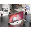 Laikiklis ONKRON TS2081-B Mobile Stand for 70‘-110’ TVs, max 125 kg, juodas