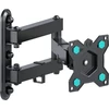 TV PRIEDŲ SIENINIS LAIKIKLIS / 10-35"/ Juodas R4-B ONKRON