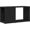 TV staliukas TV spintelė, juodo ąžuolo spalvos, 60x24x32 cm, inžinerinė mediena