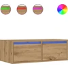 TV staliukas Televizoriaus spintelė su LED, artisano, 75x35,5x25 cm