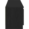 TV staliukas TV spintelė su LED lemputėmis, juodo ąžuolo spalvos, 120x30x36 cm, inžinerinė mediena