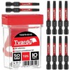 Grąžtas Tvardy Bity udarowe T25 50mm S2 – dėžutė (10/120)