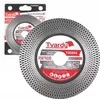 Tvardy Diamond diskas, skirtas akmens masės dirbiniams šlifuoti ir pjaustyti 125x25x22,23 mm (100)