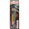 Tvardy Geko Raktai TORX 9vnt. T10-T50 ilgi, S2 (T00123)
