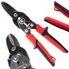 Tvardy Žirklės metalo lakštui pjauti tiesios 250mm CrV (6/48)