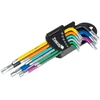 Tvardy Veržliarakčiai torx spalva T10-T50 9 vnt. S2 (20) (5903418306182)