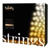 Twinkly Strings išmanios kalėdinės lemputės 250 AWW 20m (Amber &amp; White AWW)