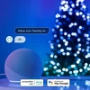 „Twinkly Candies“ 100 žvakės formos RGB šviesos diodų, skaidrus laidas, USB-C