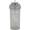 Twistshake gertuvė su šiaudeliu nuo 6mėn., 360 ml, pilka 78680
