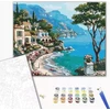 Twoje Hobby Jūsų hobis Tapyba pagal numerius BRUSHME, 40x50 cm, itališka krantinė, 1 vnt.