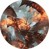 Twoje Hobby Paveikslas skaičiais apvalus - Drakonas 40 cm