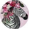 Twoje Hobby Tapyba skaičiais apvali - Fantastiškas zebras