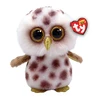 TY Beanie Boos Pliušinis žaislas - dėmėta pelėda, 15 cm