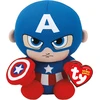 TY Pliušinis žaislas - Marvel Kapitonas Amerika, 15 cm