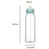 U-grow Buteliukas NA WODĘ CAMPUS 500 ML COOL Mėlynas 107450018300