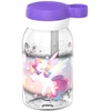 U-grow buteliukas su šiaudeliu CAMPUS 450 ml Vienaragis Švytintis 107480065411