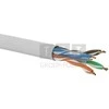 U/UTP cat.6A tinklo kabelis, susukta pora, LSOH, Dca 4x2x23 AWG, 10Gb/s, 10 metų garantija, pilkas, 500m - Q-LANTEC