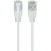 Ubiquiti UACC-Cable-Patch-EL-C6A-1M-W tinklo kabelis, permatomas, baltas, Cat6a
